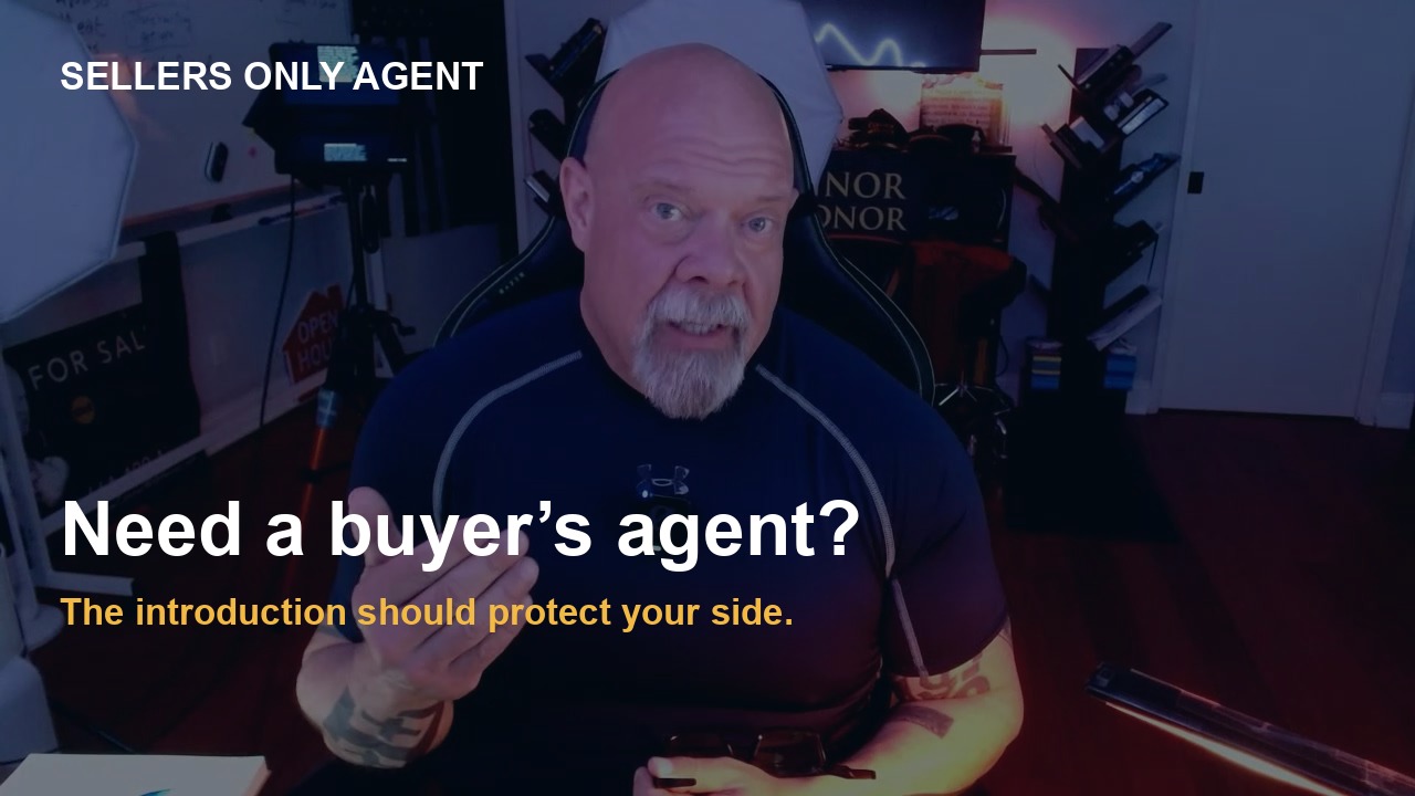 Connor MacIvor explaining how he introduces buyers to buyer-focused agents.